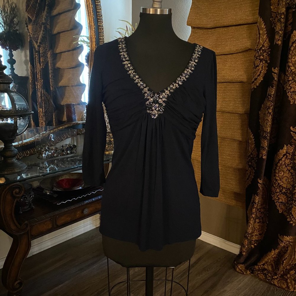 #167 WHBM Beaded Top